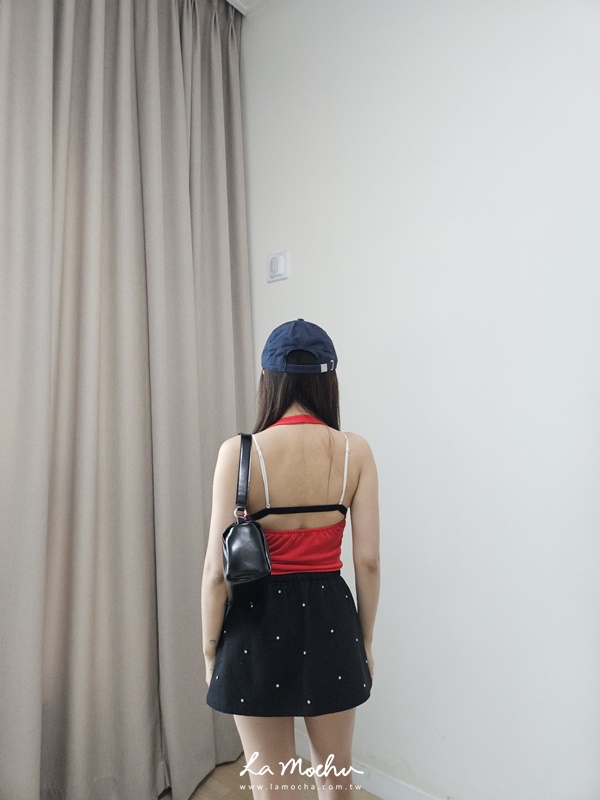 V領繞脖美背背心